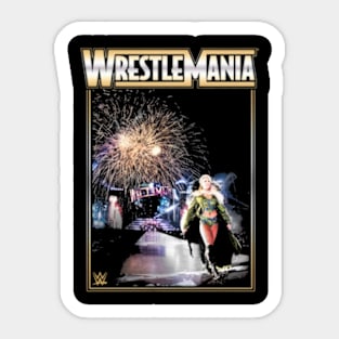 Charlotte Flair Entrance Wrestemania Sticker